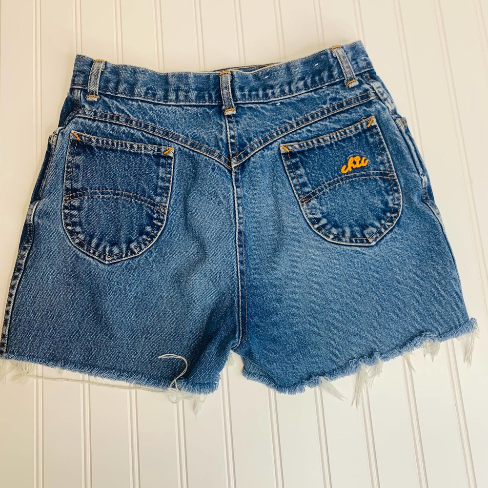 Vintage Chic Jean Shorts Cutoffs  30" waist